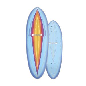 Tabla Surf Skate Carver 31" Blue Haze