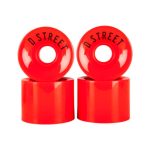 Ruedas D Street 78A Cruiser Skateboard Wheel - 59mm Red