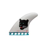 Quillas tri-fins single tab Captain Fin co Dane Reynolds "Black Panther"
