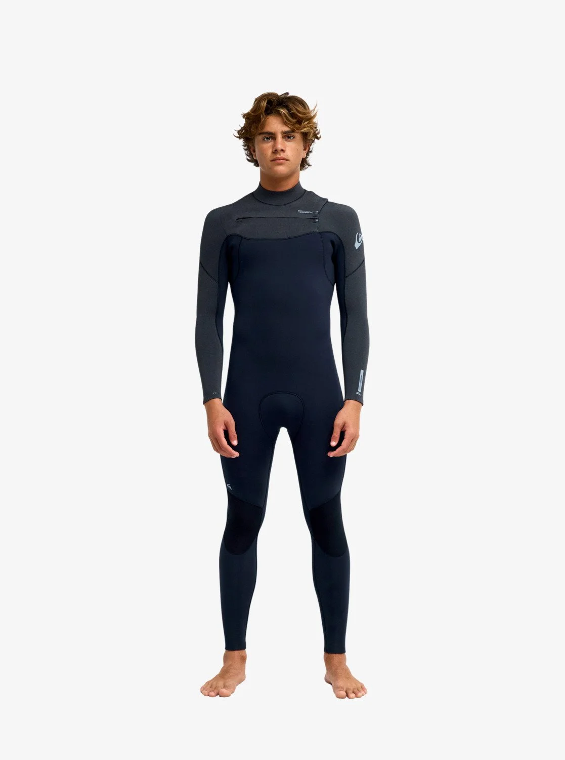 Everyday-sessions-Neoprenoquiksilver_Traje de surf con cremallera-en-el pecho-Negro-hombre Neopreno Quiksilver EVERYDAY SESSIONS 4/3 CZ Black Heather - Imagen 1