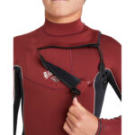 Billabong Boys Absolute 5/4mm Natural Chest Zip Wetsuit - Imagen 3