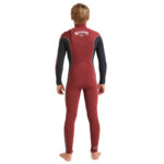 Billabong Boys Absolute 5/4mm Natural Chest Zip Wetsuit - Imagen 2