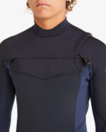 Billabong Absolute 4/3mm Natural Chest Zip Wetsuit Dark Navy - Imagen 3