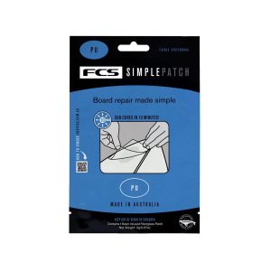 Parche de reparación FCS Simple Patch para tabla de surf, solución rápida para pequeños golpes y grietas.