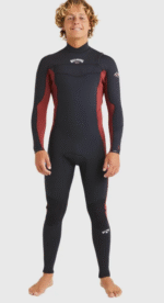 Billabong Absolute Natural Chest Zip Wetsuit 4/3 - Imagen 3