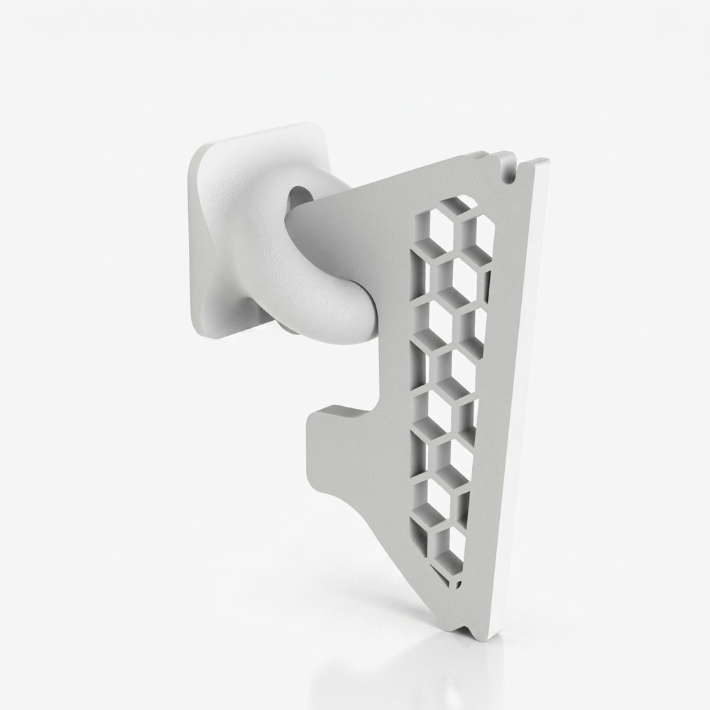 system-of-vertical-fixation-for-surfboards-compatible-with-futures-fin-system-2-2 Vertical Surfboard Hanger by HexHang - Fin Box Storage - Imagen 1