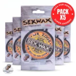 Pack 5 Ambientadores Sex Wax Original Coco para Coche y Camper